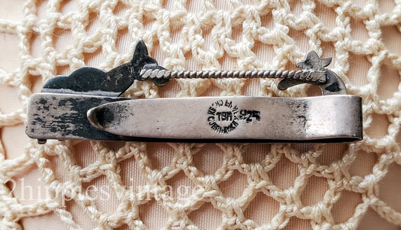 Vintage Sterling Silver Tie Clip TBM Cuernavaca M… - image 4