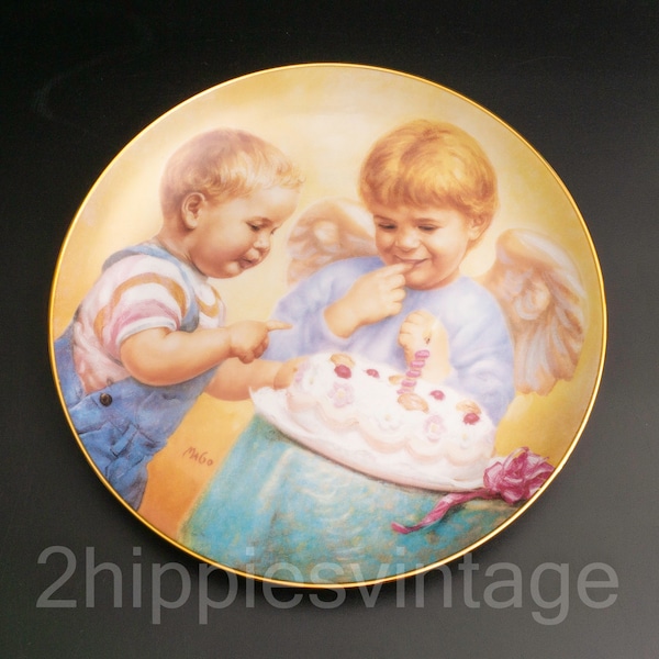 Angel Cake by Heavenly Angels  Collector Plate