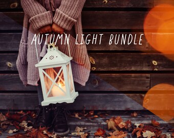 Herbst-Licht-Overlay Bundle für Fotografen
