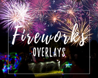 Feuerwerk-Overlays 10er-Pack für Fotografen