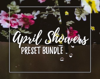April Duschen voreingestellt Bundle mit Overlays