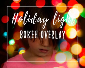 Urlaub Bokeh Overlay Weihnachtsbaum leuchtet