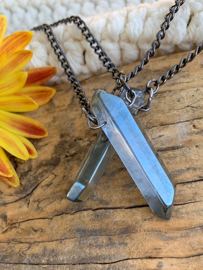 Matching crystal necklaces for couples Clearance