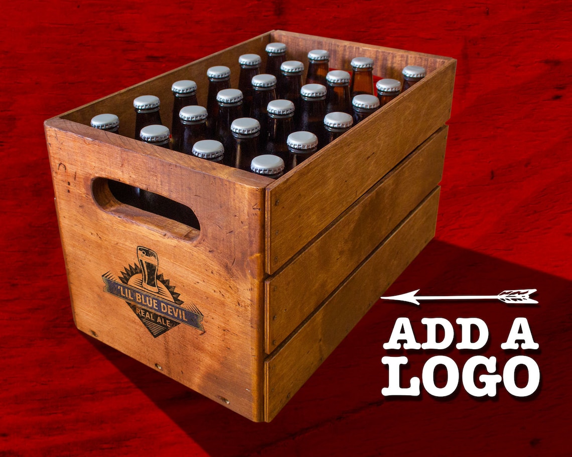 Vintage Beer Crate 24 Bottles Etsy