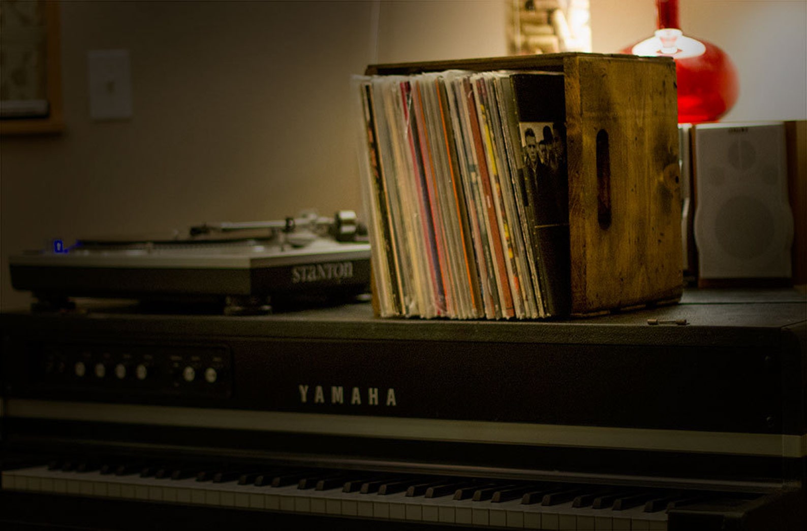 Stackable Vintage Record Crate Holds 70 LP's Etsy