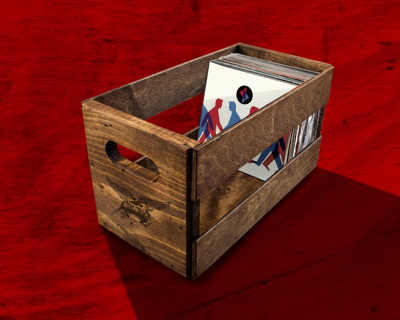 Stackable Vintage 45 Record Crate Holds 100 45's Etsy