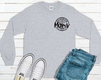 Proud Hockey Mom Sweatshirt: Customizable Team Colors