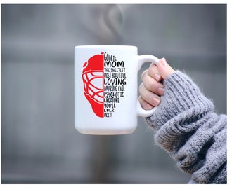 Goalie Mom Coffee Mug. Kota Couture. Hockey. Sublimation.