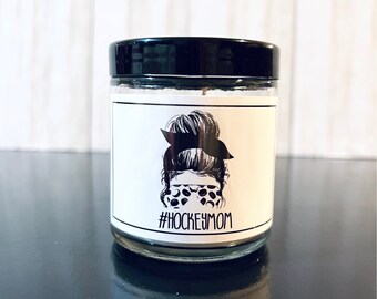 Hockey Moeder Kaars. Hockey cadeau. Kota Couture.