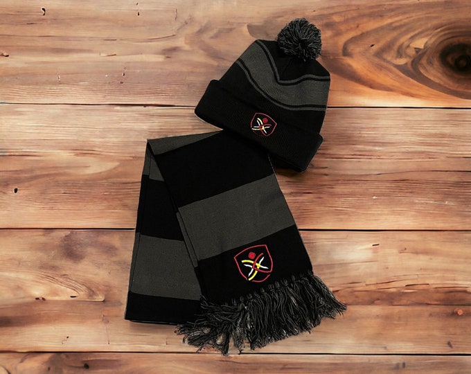 Custom Logo Scarf. Team Scarf. Spirit scarf. Family Reunion Gift. Company Scarf. Kota Couture