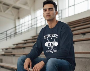 Hockey Dad Sweatshirt: Customizable Team Colors