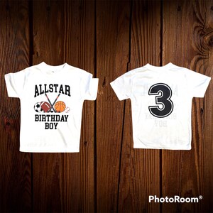 Sporty Birthday Shirts. Sport First Birthday. Kota Couture. Personalized Birthday