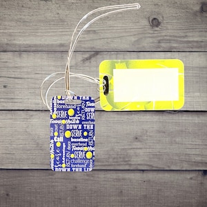 Custom Tennis Bag Tags. Personalized luggage Tag. Team Gift. Tennis Captain Gift. Tournament Tags. Customized Bag Tag. Kota Couture.