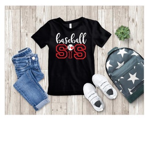 Honkbal zus shirt, honkbal broer of zus shirt, honkbal zus, Kota Couture