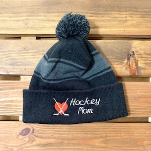 Hockey Mama Mütze, Hockey Mütze, Spirit Hat, Pom Pom Mütze, Hockey Mom, Spirit Wear, Mütze