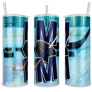Fun Leopard Hockey Mom Tumbler. 20oz Tumbler. Personalized. Kota Couture. Hockey Mom Tumbler