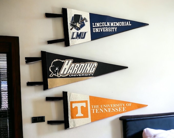 Custom College Pennant: Personalized Graduation Gift, Dorm Decor