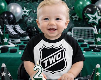 Personalized Hockey Birthday Shirt: Any Number, Family Matching