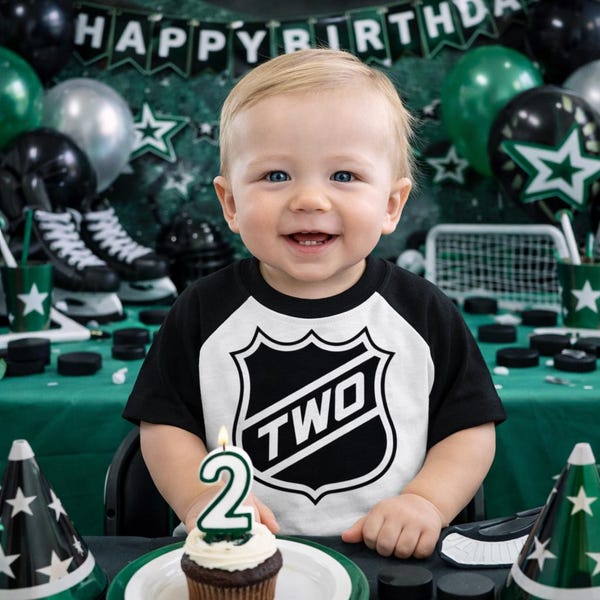 Personalized Hockey Birthday Shirt: Any Number, Family Matching