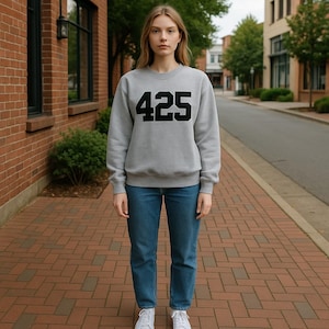 Area Code Sweatshirt. City Sweatshirt. State Representation. Kota Couture