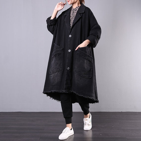 denim trench coat womens