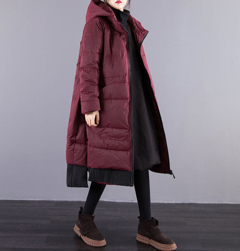 Women Loose Jacket Long-sleeved Solid Color Long Coat Winter Warm Cloak Trench Coat