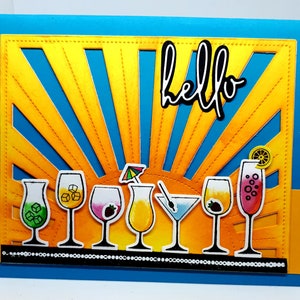 Cartes heureuses, cartes, cartes d'amis, cartes d'encouragement, cartes de vœux, cartes 3D, cartes faites à la main, cartes uniques, cartes colorées, cartes