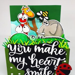 Cartes d'amour, cartes 3D, cartes de dessins animés, cartes d'encouragement, cartes de vœux, cartes amusantes, cartes faites à la main, cartes uniques, cartes colorées, cartes