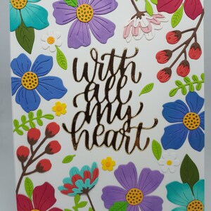 Cartes d'amitié, cartes d'amour, cartes de fierté, cartes faites à la main, cartes uniques, cartes colorées, cartes de fleurs, cartes