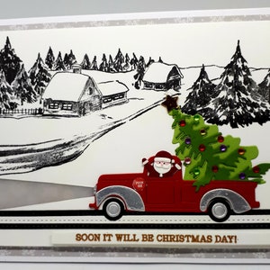 Cartes de Noël, cartes lumineuses, cartes 3D, cartes de vœux, cartes cadeaux, cartes faites à la main, cartes uniques, cartes colorées, cartes, vierges à l'intérieur