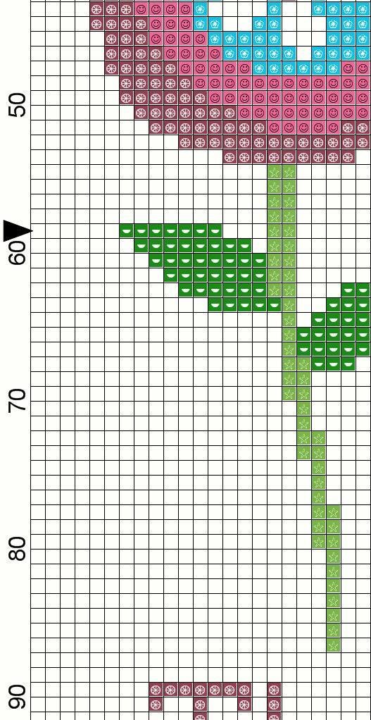 Daughter Cross Stitch Pattern, Daughter's Day Cross Stitch Pattern, Daughters Are Like Flowers