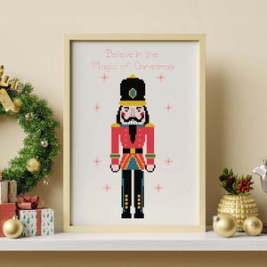Nutcracker Cross Stitch Pattern, the Christmas Nutcracker Cross Stitch ...