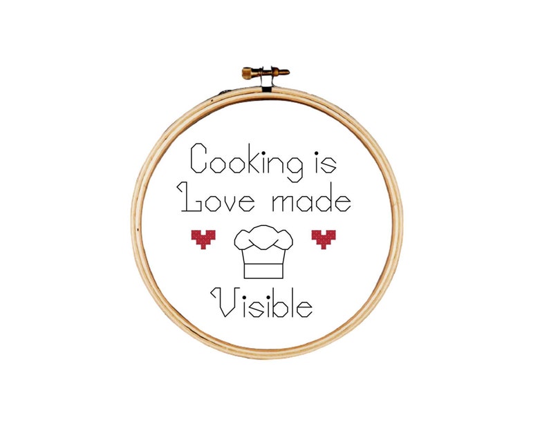 Six Kitchen Quotes cross stitch patterns Easy Kitchen cross stitch patterns Kitchen Love cross stitch patterns