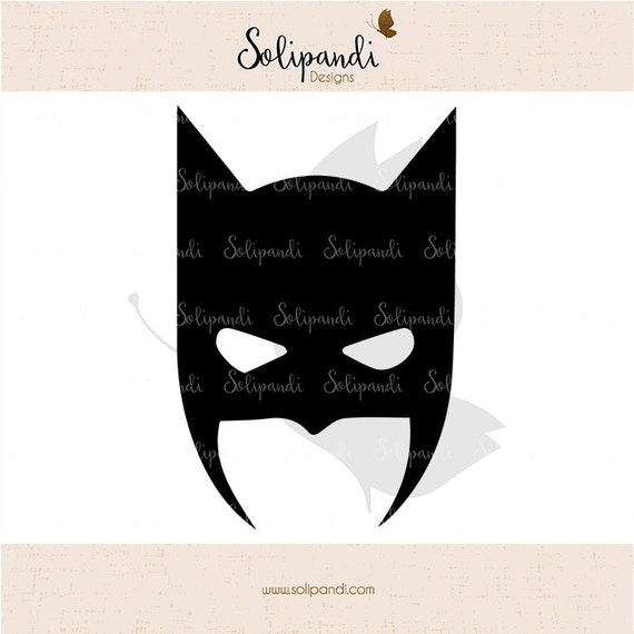 Download Batman Mask SVG and DXF Cut Files for Cricut Silhouette | Etsy