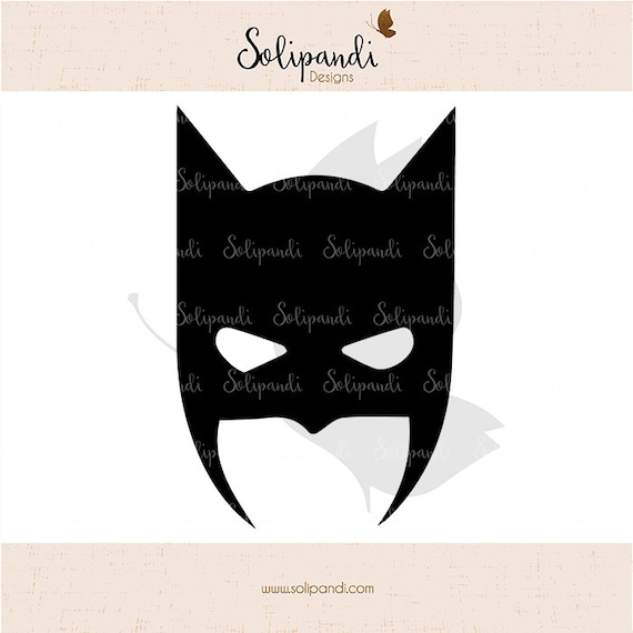 Download Batman Mask SVG and DXF Cut Files for Cricut Silhouette | Etsy