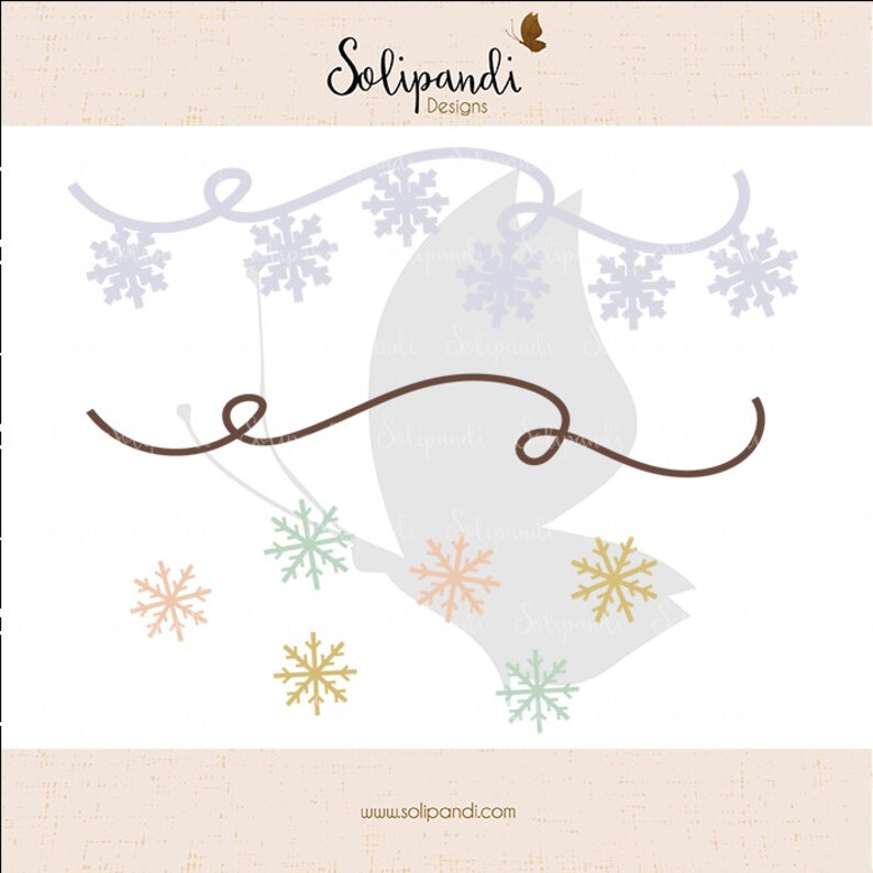 Snowflake Chain SVG and DXF Cut Files for Cricut Etsy