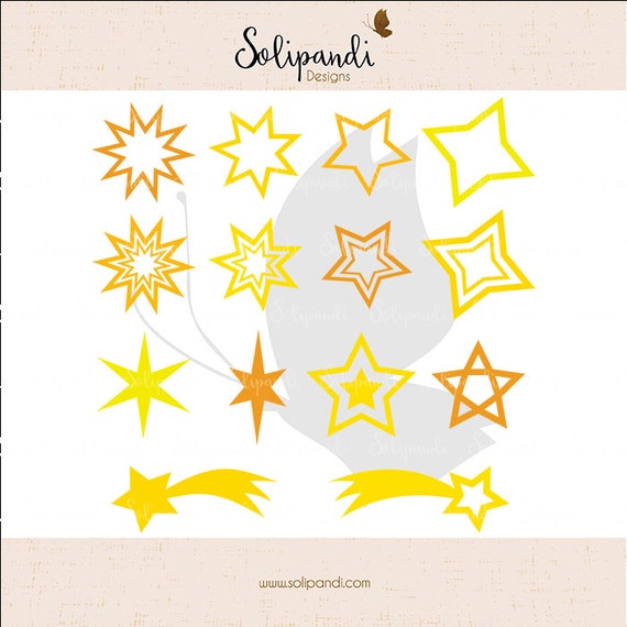 Download Free Christmas Star Bundle 14 Star Set Svg And Dxf Cut Files Etsy SVG DXF Cut File