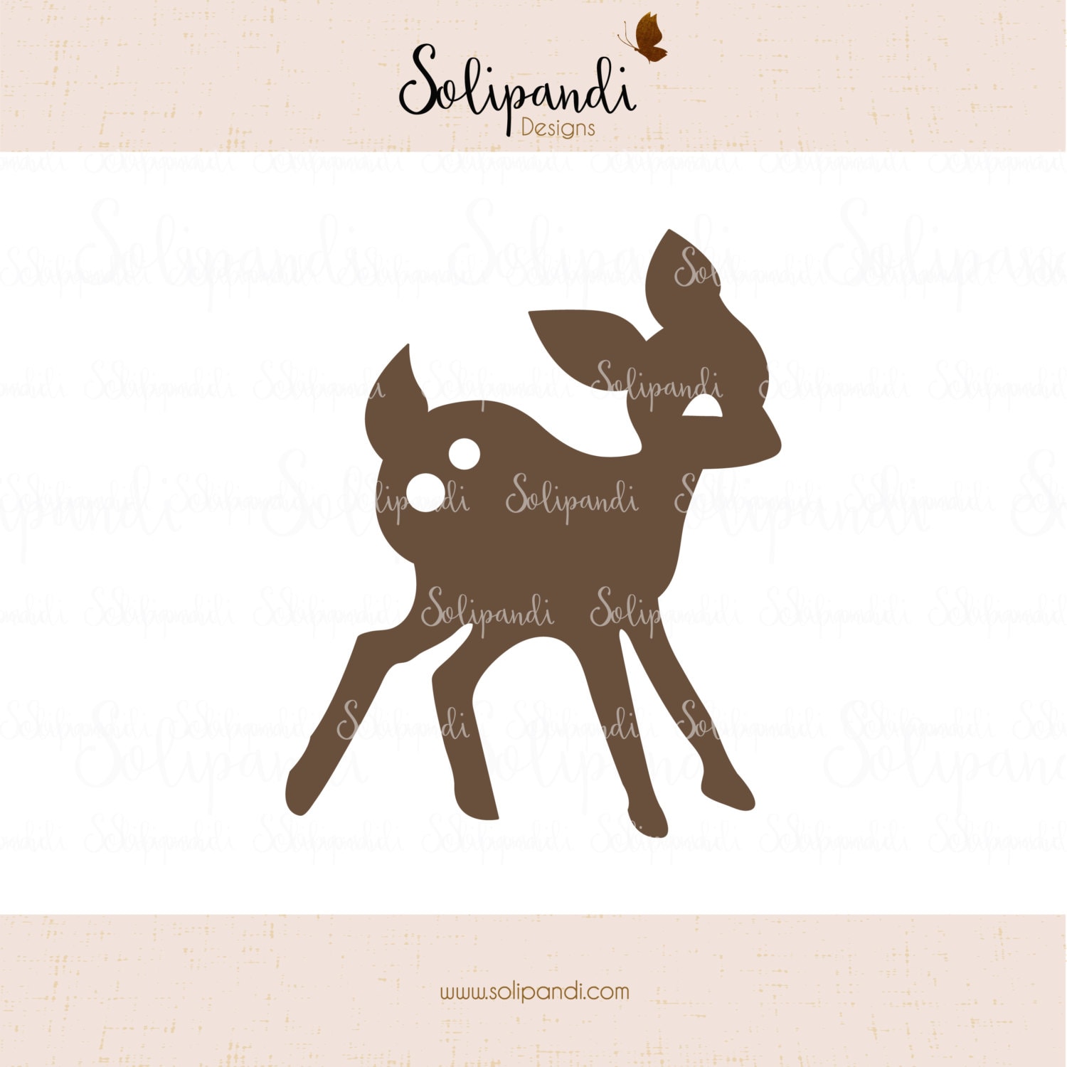 Download Bambi Baby Deer Svg And Dxf Cut Files For Cricut Etsy