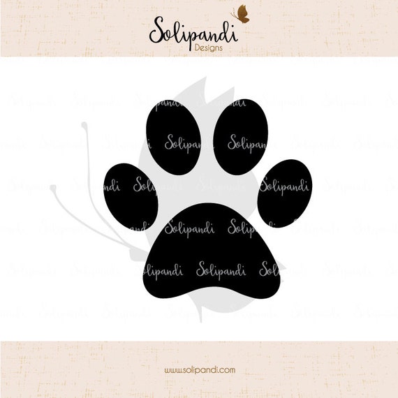 Download Free Dog Paw Svg And Dxf Cut Files For Cricut Silhouette Die Etsy SVG Cut Files