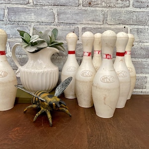 AMSCO Toy Plastic Bowling Pins! Set of Seven Plastic Pins! Yard Bowling!