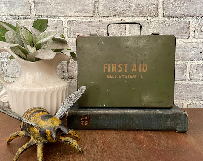 Bell Systems-c Industrial First Aid Kit Box! Green Industrial Decor ...