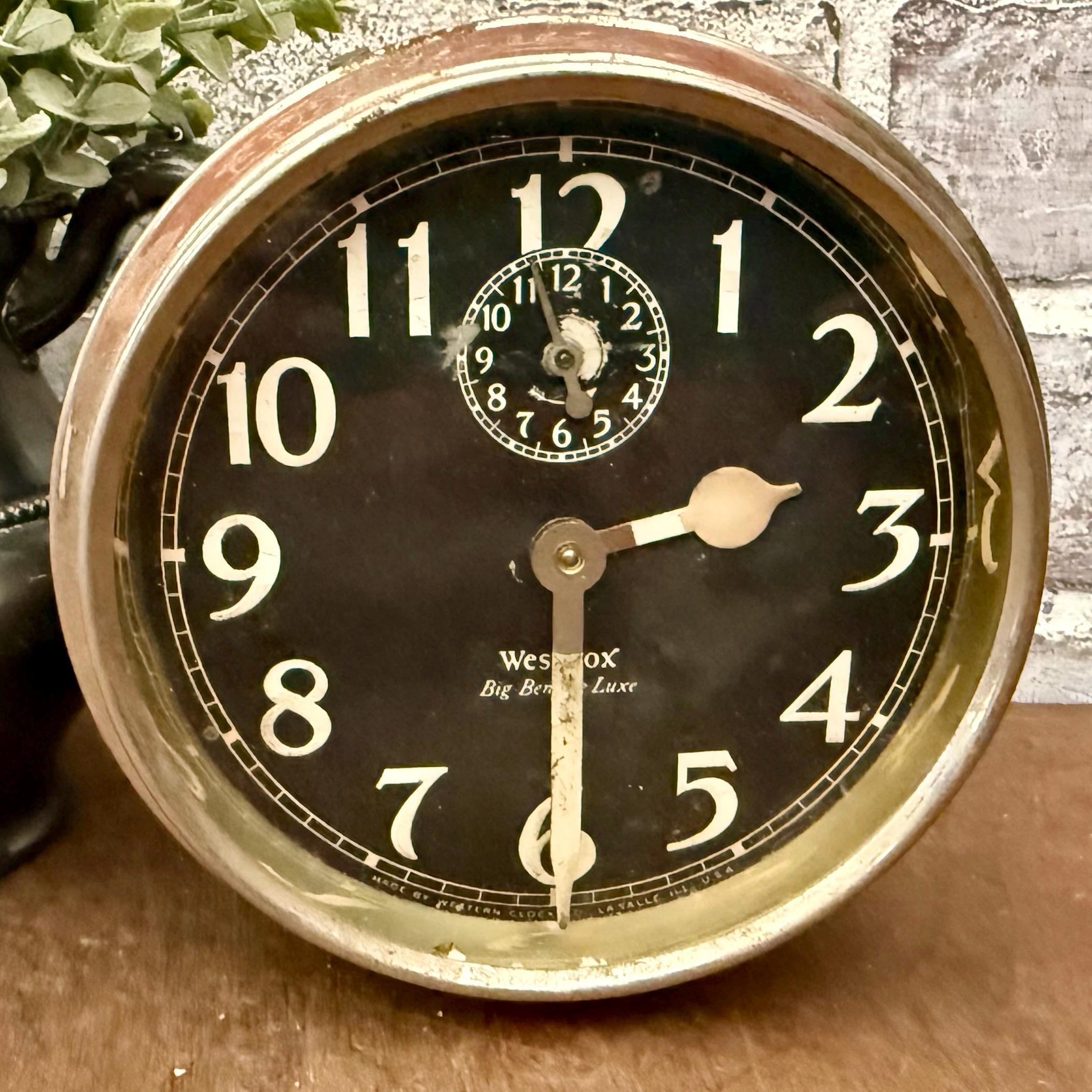 Antique Westclox Big Ben Alarm Clock: 1920s Style 1 (display Only