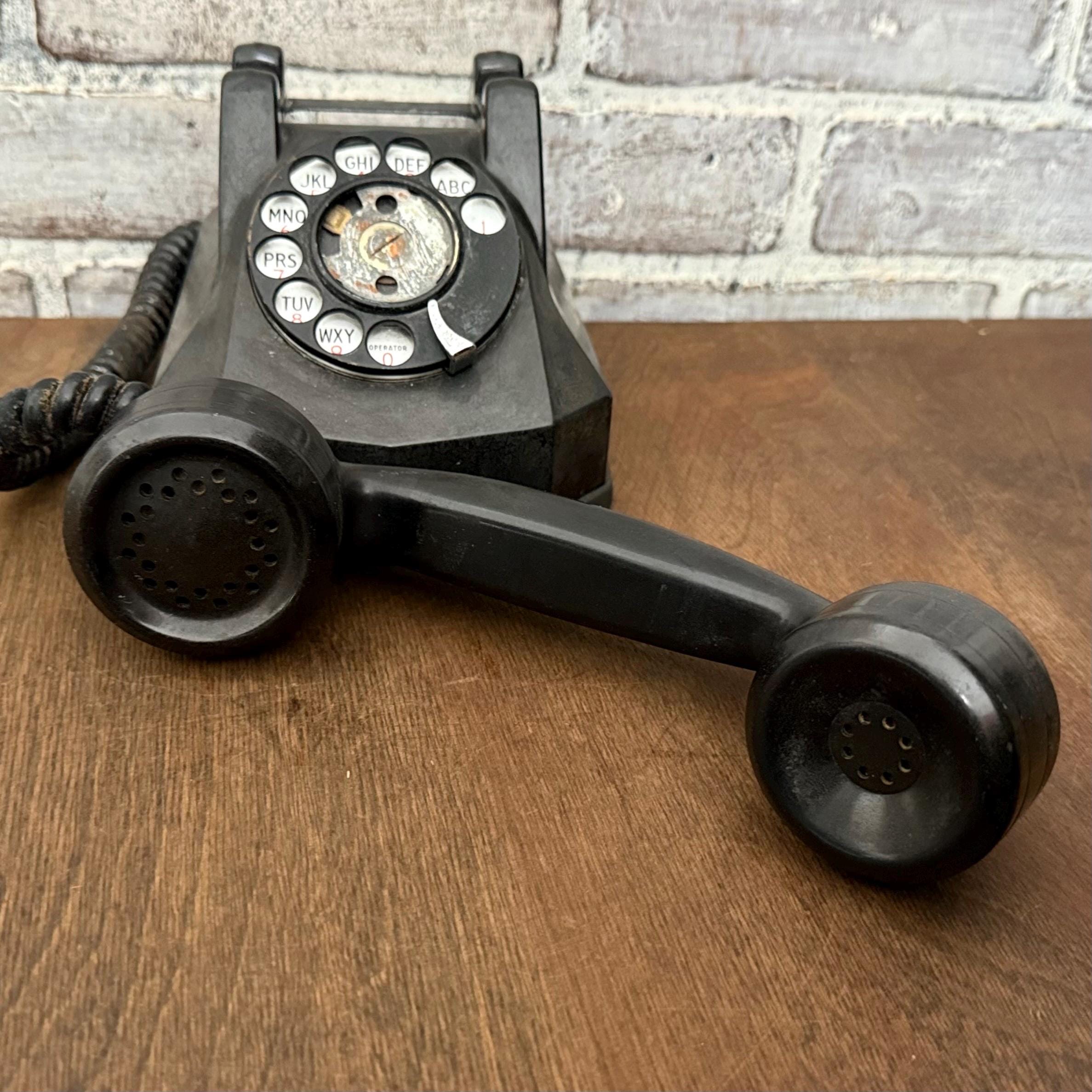 Automatic Electric Monophone! Black Telephone With Handset