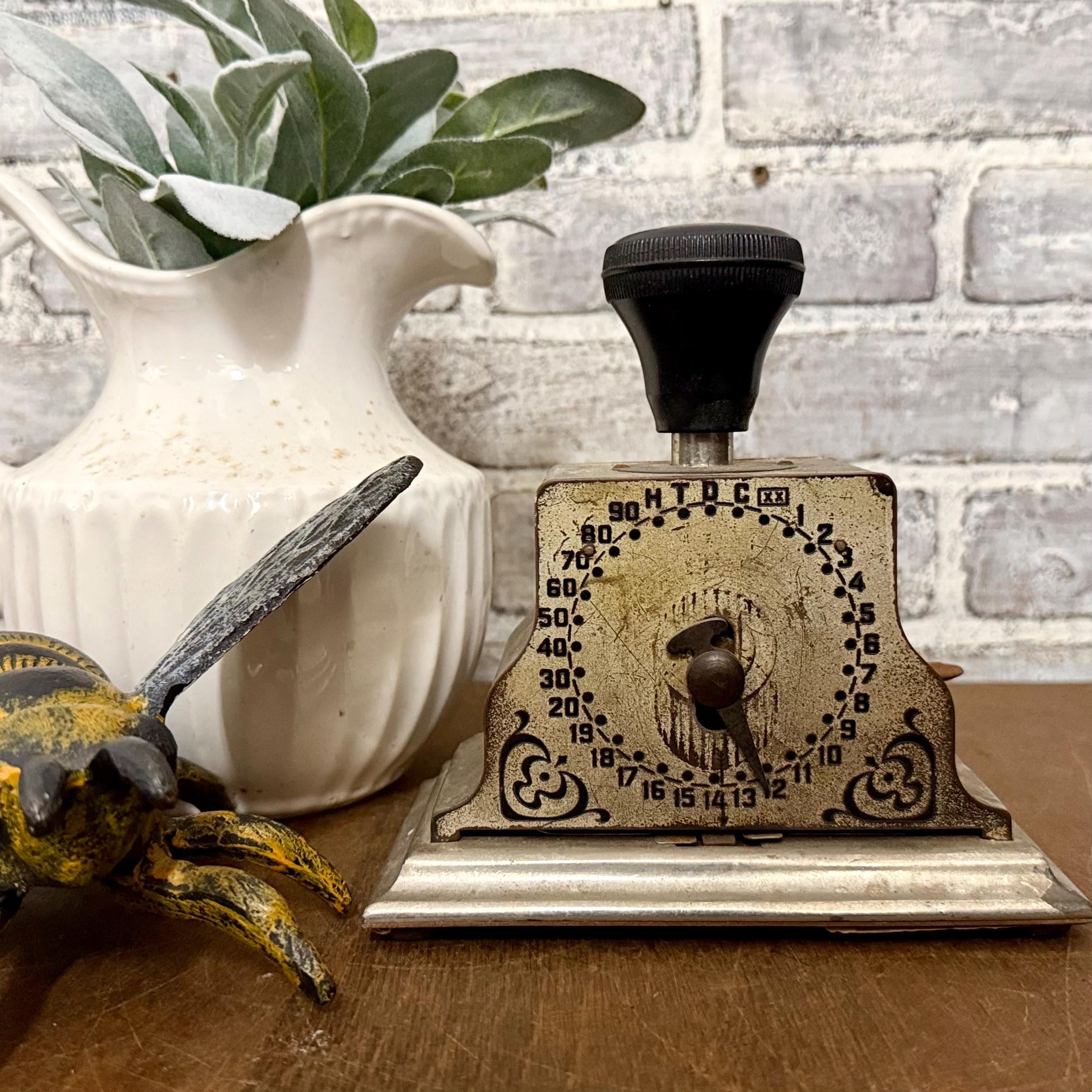 アメリカ　ヴィンテージ　アンティーク　チェックライター　レア！ Antique check writer - Etsy 日本