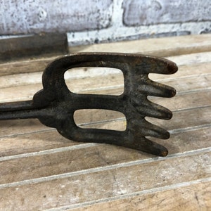 cast iron coal tongs