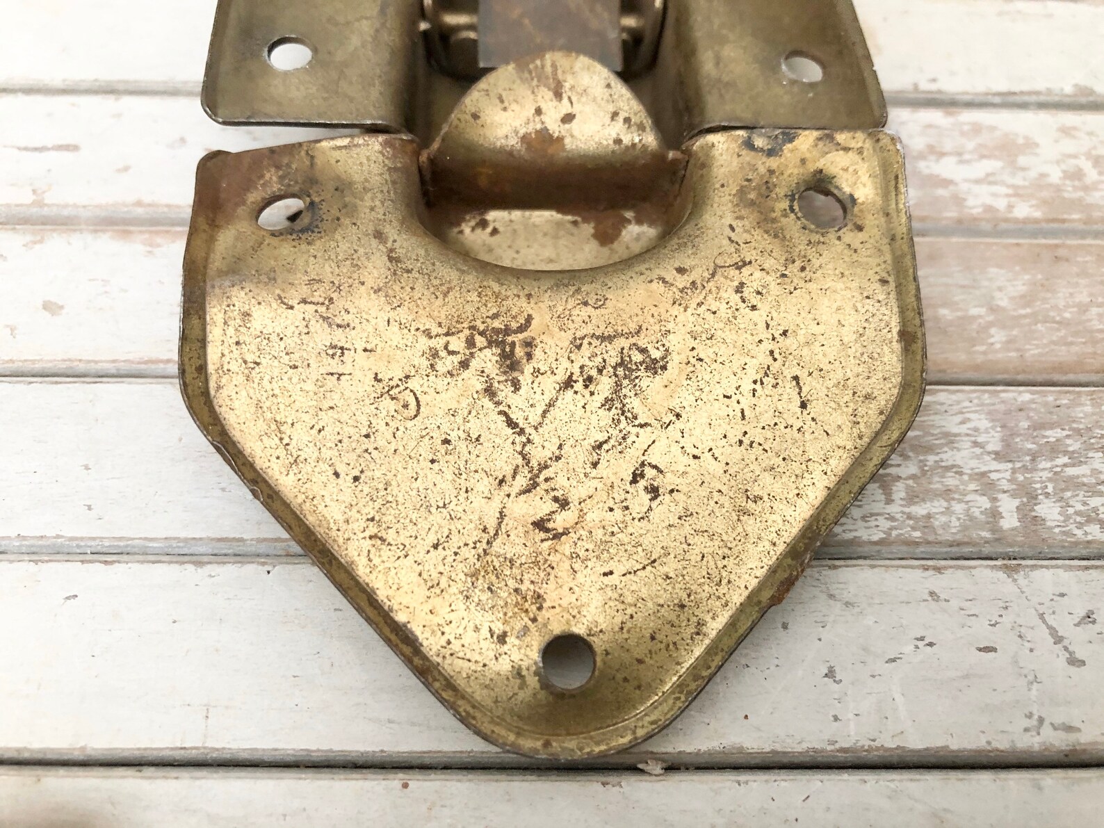 Brass Trunk Draw Bolt Latch Trunk Closure Industrial Design Etsy