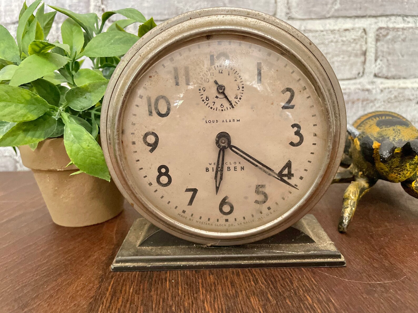 Westclox Big Ben Wind up Alarm Clock Display Loud Alarm Etsy