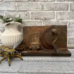 Antique Meat Slicer - Etsy Antique Meat Slicer - Etsy