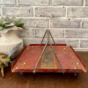 Tire Store Display Rack! Collapsible Rolling Mechanic Tray! Man Cave Decor! Gift for Dad!