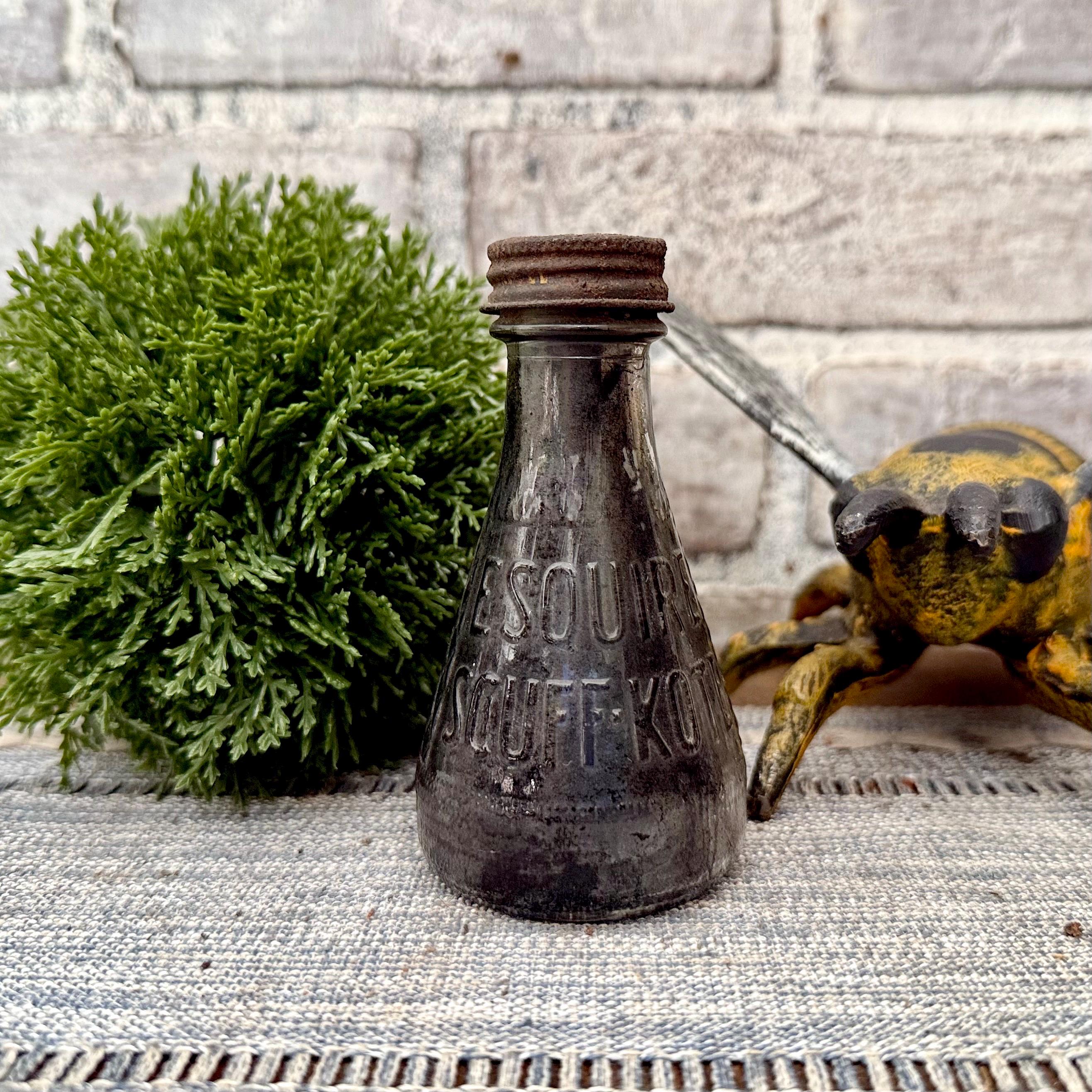 Antique Shoe Polish Bottle - Etsy